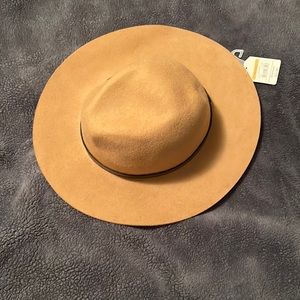 Tan colored hat